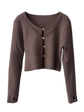Zara soft knit cropped cardigan